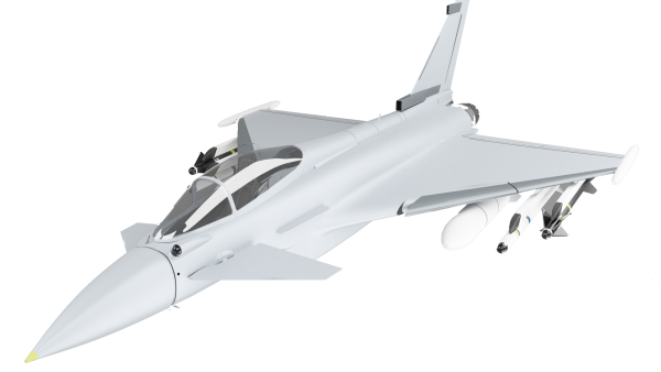 Typhoon aircraft as seen in Olive Learning's serious gaming